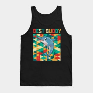 Best Buddy Dolphin Tank Top